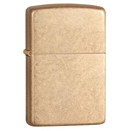 Zippo Armor Tumbled Brass Pocket Lighter 28496